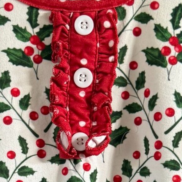Sugar Bee Christmas Nightgown White Size 8 - Picture 6 of 10